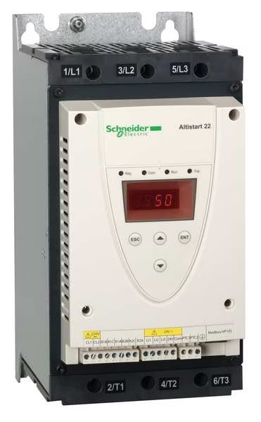 Soft Start, 208-600VAC, 63A, 3 Phase, Schneider Electric, Mfr#: ATS22D62S6U