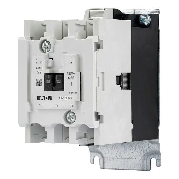 Cutler-Hammer 120VAC Non-Reversing Magnetic Contactor 3P 27A NEMA 1, Eaton, Mfr#: CN15DN3AB