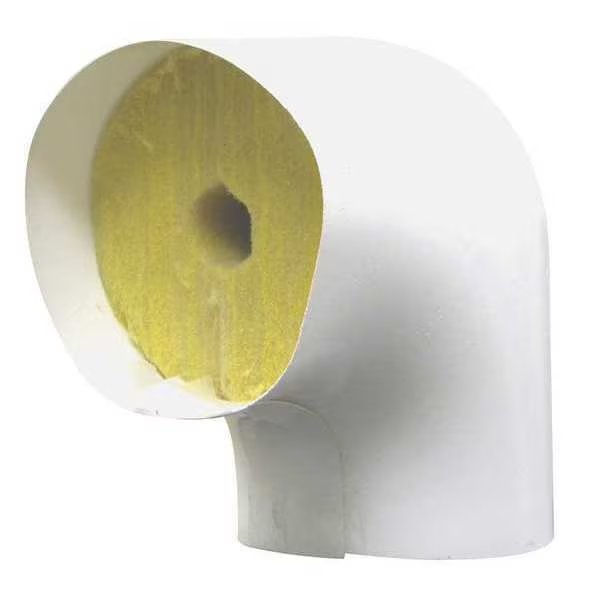 3/4" Fiberglass Elbow Pipe Fitting Insulation, 1-1/2" Wall, EnjoyTool Select, Mfr#: ELL312