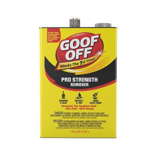 Professional Strength Remover, Non-Aerosol Can, 1 gal, Multi-Surface, Goof Off, Mfr#: FG657