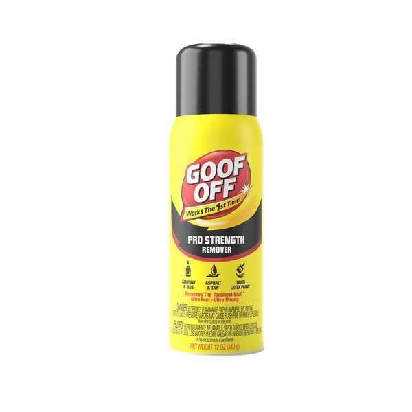 Adhesive Remover, 12 oz Aerosol Can, Ready to Use, Goof Off, Mfr#: FG658