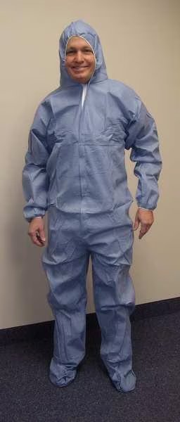 XL, Blue, Zipper with Storm Flap, International Enviroguard, Mfr#: 9019-XL