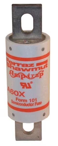 Semiconductor Fuse, A60X Series, 300A, Fast-Acting, 600V AC, Bolt-On, Mersen, Mfr#: A60X300-4