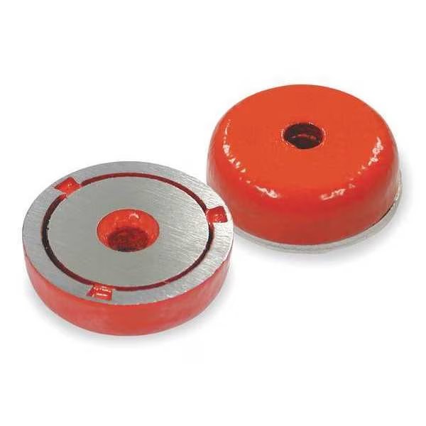 Alnico 5 Shallow Pot Magnet, 11 lb. Pull, EnjoyTool Select, Mfr#: 6XY95