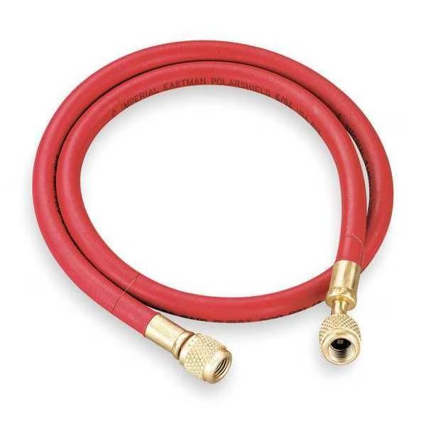 High Side Hose, 60 In, Red, Yellow Jacket, Mfr#: 21660