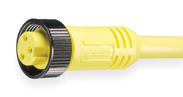 Cordset, 4 Pin, Receptacle, Female, Brad Harrison, Mfr#: 8040P1A09M020