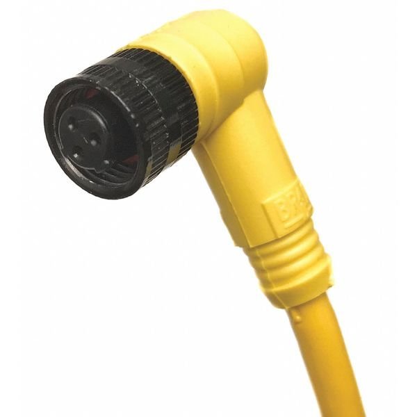 Cordset, 3 Pin, Receptacle, Female, Brad Harrison, Mfr#: 703001D02F060