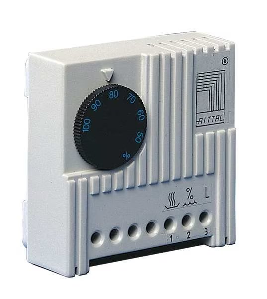 Hygrostat, 24-230V, DIN Rail Mounting, Rittal, Mfr#: 3118000