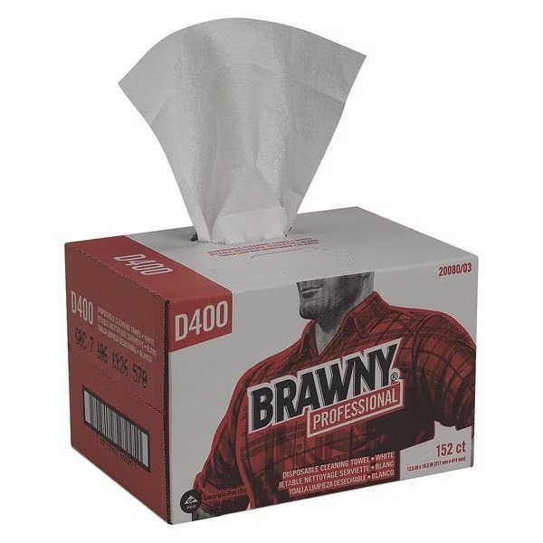Disposable Wipes, 12-1/2" x 16-5/16", 152 Sheets/ Pack