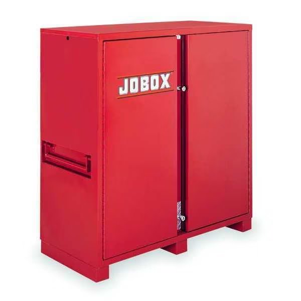 Jobsite Cabinet, Brown, 60 in W x 24-1/4 in D x 60-3/4 in H, Crescent Jobox, Mfr#: 1-697990