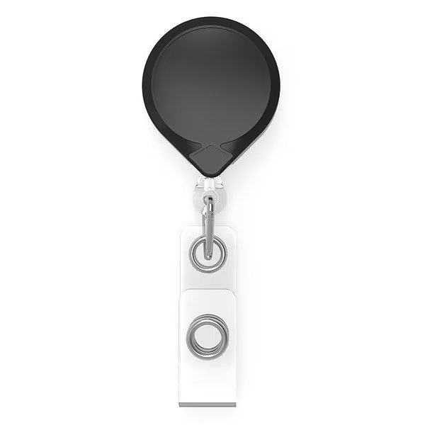 Blk, MiniBack ID Vinyl Strap Swivel Clip, Key-Bak, Mfr#: 0067-005