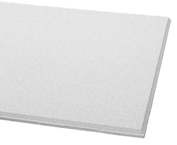 Dune Ceiling Tile, 24 in W x 24 in L, Beveled Tegular, 9/16 in Grid Size, 12 PK, Armstrong World Industries, Mfr#: 1852A