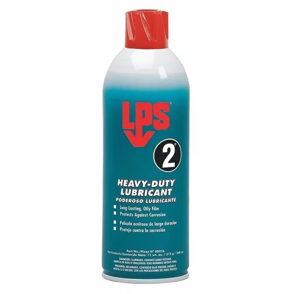 Heavy-Duty Lubricant, No Food Contact, 11 oz Aerosol Can, Brown, Lps, Mfr#: 00216