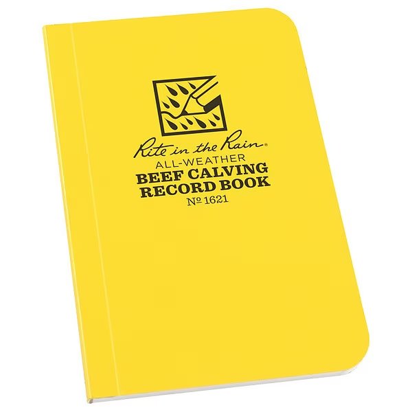 Animal Record Book, Beef Calving, Rite In The Rain, Mfr#: 1621