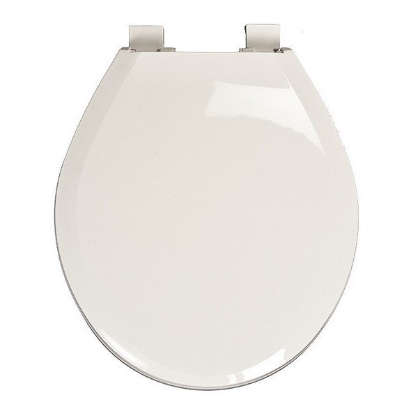 Toilet Seat, Round, White, Centoco, Mfr#: GR4100LC-001