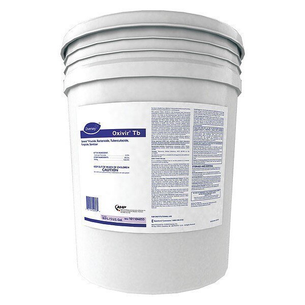 Disinfectant Cleaner, 5 gal. Pail, Cherry Almond, Clear, Diversey, Mfr#: 101104055