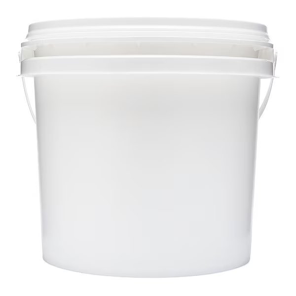 Empty Bucket, White, High Density Polyethylene, 2Xl, Mfr#: 2XL1