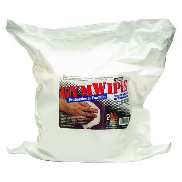 Gym Wipes, Wet Wipes, 700 Wipes/Bag, 12 1/2 in x 11 in, Quat, Unscented, 4 Pack, 2Xl, Mfr#: 2XL38