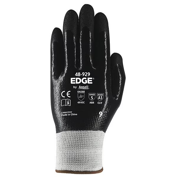 Gloves, Black/Red, 1 PR, Edge, Mfr#: 48-919