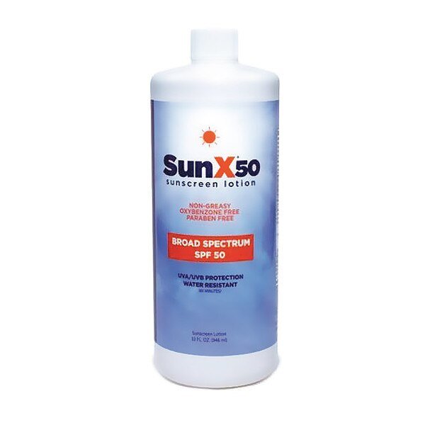 Sunscreen, 32 oz, Bottle, 50 SPF, Sunx, Mfr#: 18-910G