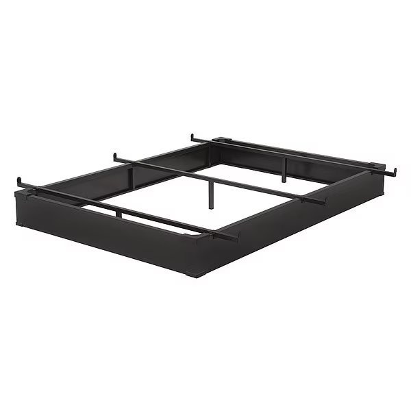 Bed Base, Metal, King Size, 7.5" H, Black, Mantua, Mfr#: J75MB66 BC