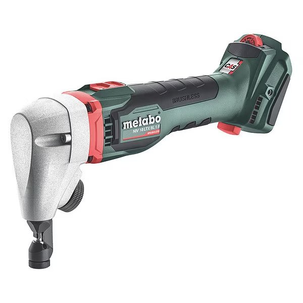 Nibbler, 18V DC, 1 9/16" Min Cut Radius, Metabo, Mfr#: NIV 18 LTX BL