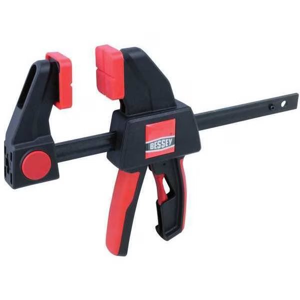 Trigger Clamp, Plastic Handle and 3 1/8 in Throat Depth, Bessey, Mfr#: EHKL18