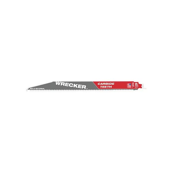 12" L x 6 TPI Reciprocating Saw Blade, Milwaukee Tool, Mfr#: 48-00-5243