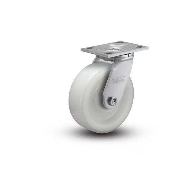6" X 2" Non-Marking Nylon Swivel Caster, No Brake, Loads Up To 900 lb, Albion, Mfr#: 16NW06201S