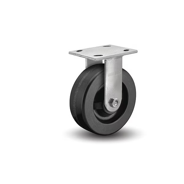 4" X 2" Non-Marking Phenolic Rigid Caster, No Brake, Loads Up To 800 lb, Albion, Mfr#: 16TM04201R