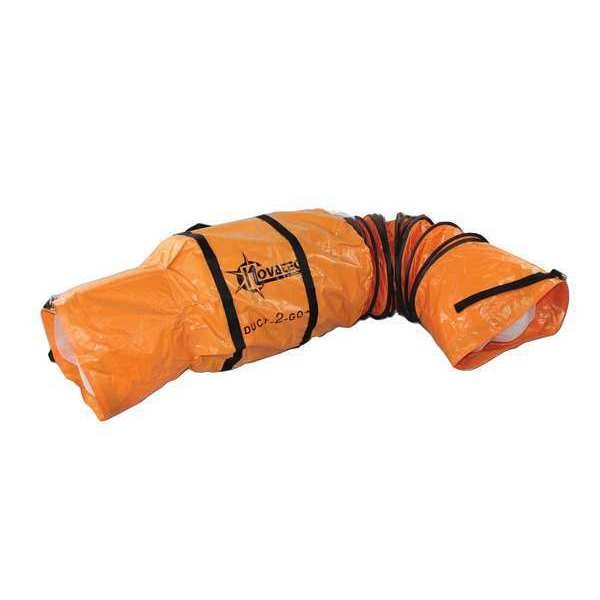 Portable Duct, Vinyl, 12" ID, 25ft L, Novatek, Mfr#: D1225