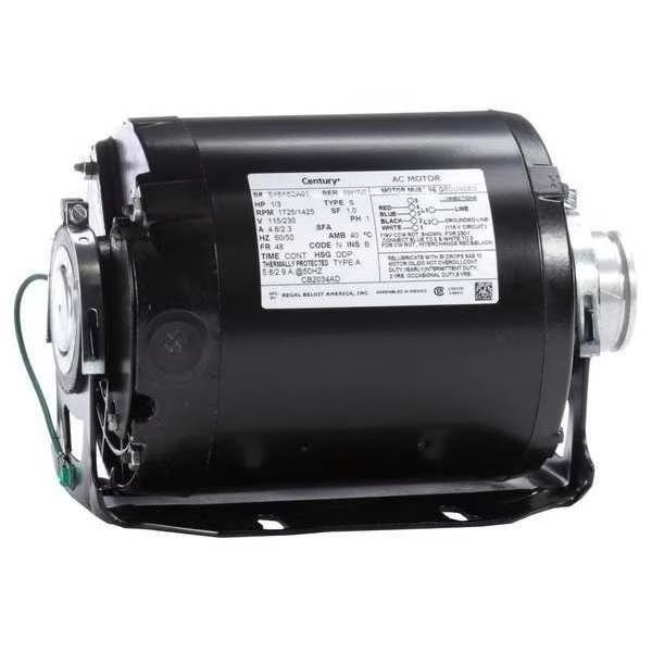 Pump Motor, Split Phase Design, Century, Mfr#: CB2034AD