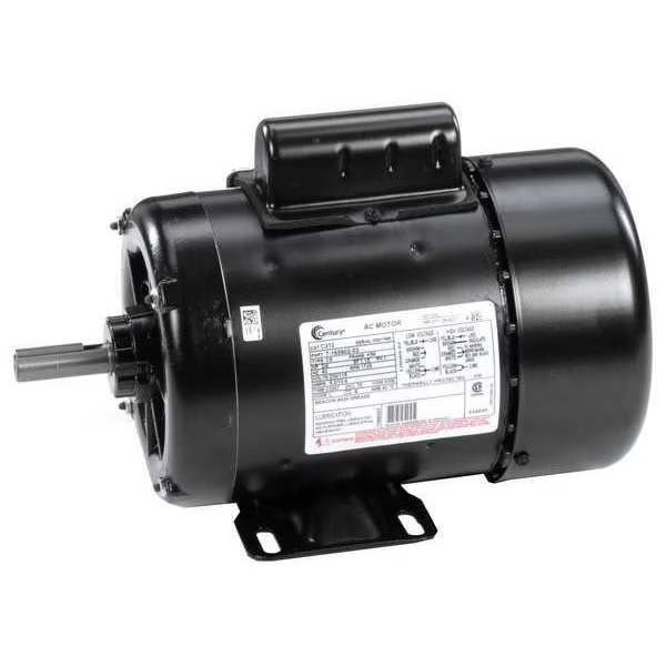Farm Duty Motor, Capacitor-Start/Induction-Run, 3/4 HP, 115/230V AC, 1,725 Nameplate RPM, K56 Frame, Century, Mfr#: C312