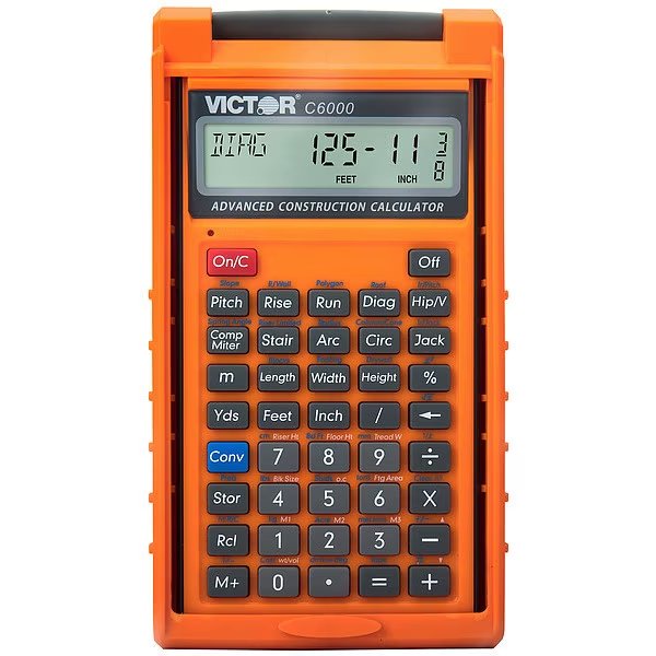 Construction Calculator, LCD, Victor Technology, Mfr#: C6000
