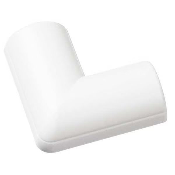 90 Degree Flat Elbow, PVC, D-Line, Mfr#: FLFB2010W