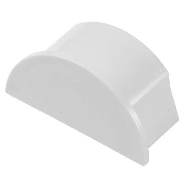 End Cap, Clip Over, PVC, D-Line, Mfr#: EC5025W