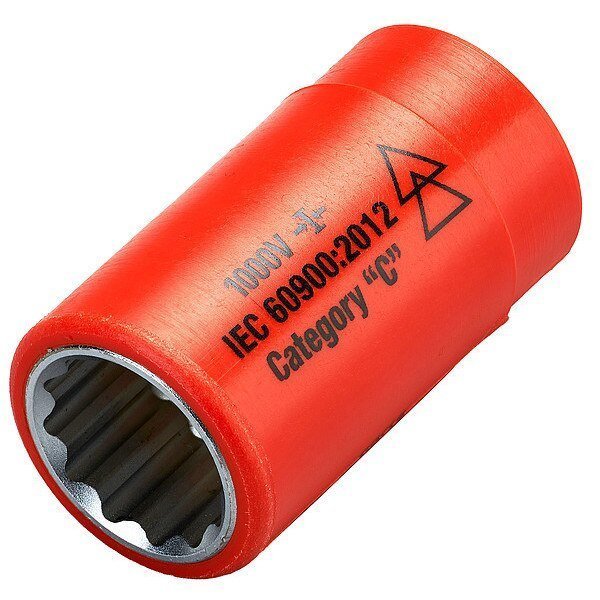 1/2 in Drive Insulated Socket 11/16 in, Itl, Mfr#: 01620
