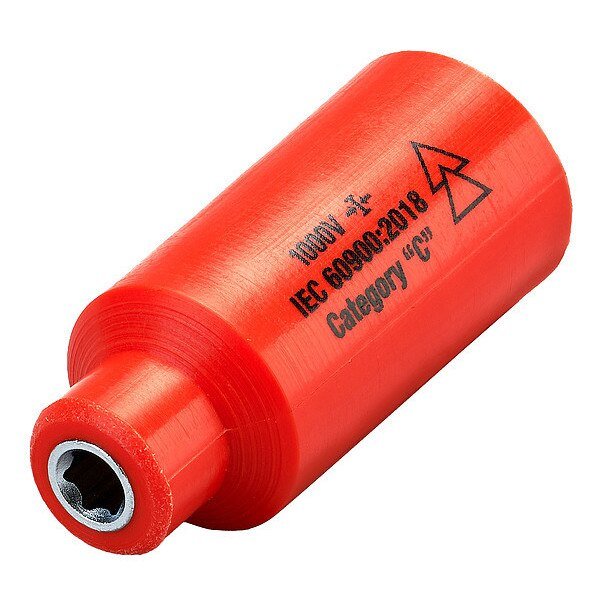 1/4 in Drive Insulated Socket 4 mm, 5/32 in, Itl, Mfr#: 07200