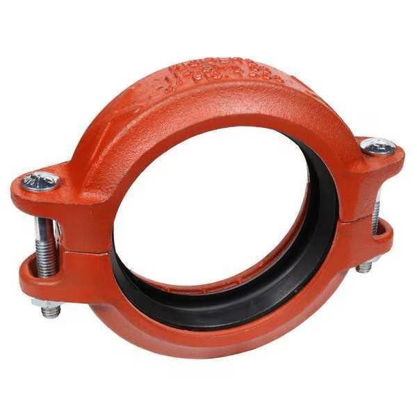 Rigid Coupling, Ductile Iron, 2", Grooved, Gruvlok, Mfr#: 0390211068