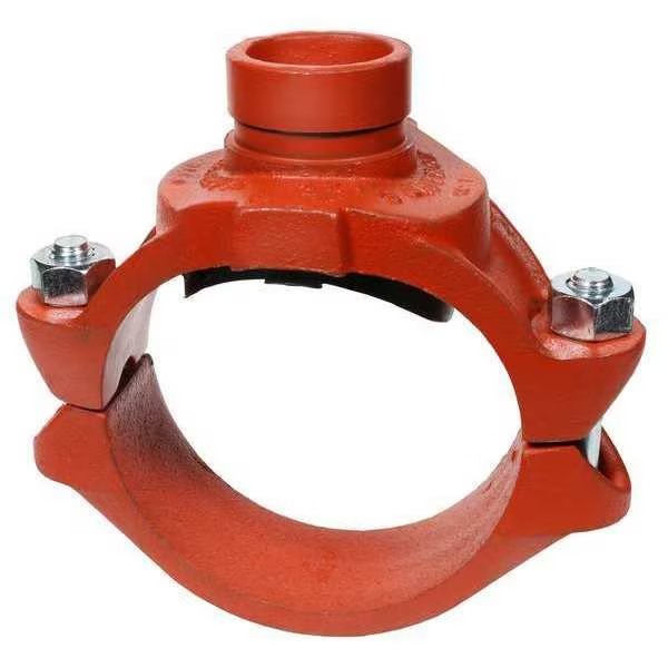 Clamp-T w/Grooved Branch, 8x2, Iron, 500psi, EnjoyTool Select, Mfr#: 0390173805