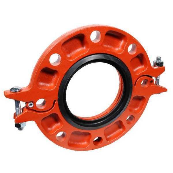 Pipe Flange, Ductile Iron, 6 in, Grooved, Gruvlok, Mfr#: 0390210185
