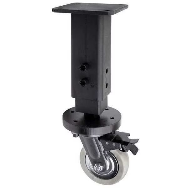 Adjustable Table Leg, 29.5 in H, Caster, Strong Hand Tools, Mfr#: T28-82407