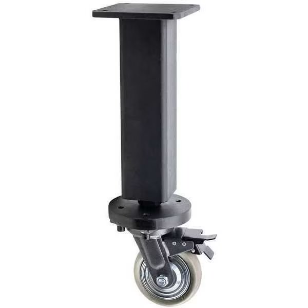Fixed Table Leg, 25.6 in H, Caster, Strong Hand Tools, Mfr#: T28-81406