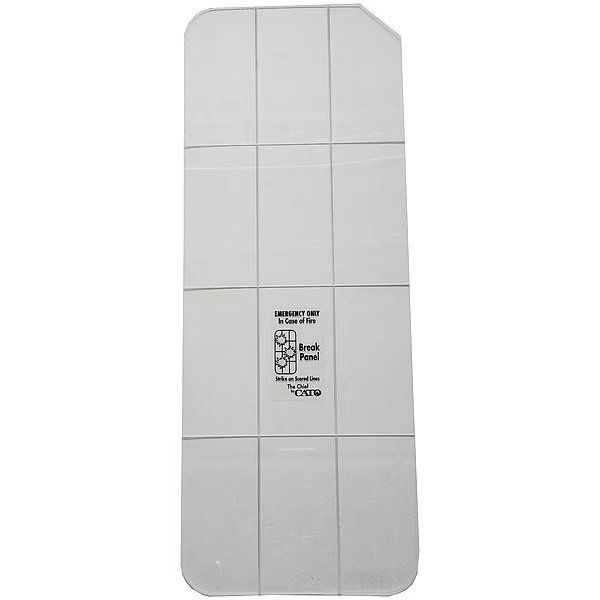 Clear Acrylic Panel, Cato, Mfr#: 11075