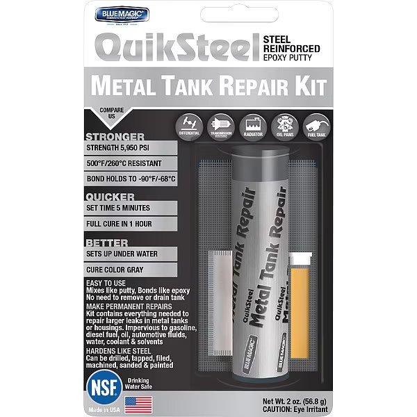 Tank Repair Kit, Dark Gray, 2 Oz, Blue Magic, Mfr#: 6022KTRI