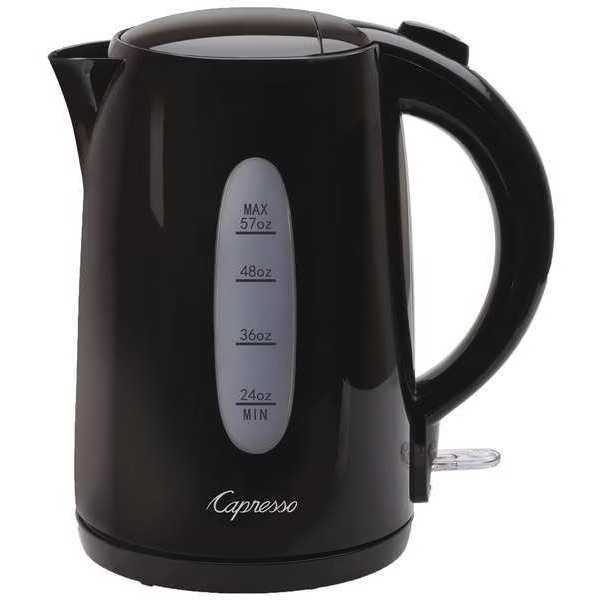 Electric Water Kettle, 57 oz Holds, Capresso, Mfr#: 279.01