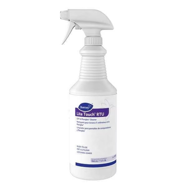Liquid Acrylic Barrier Cleaner, Purple, Unscented, Trigger Spray Bottle, 12 PK, Diversey, Mfr#: 03970.