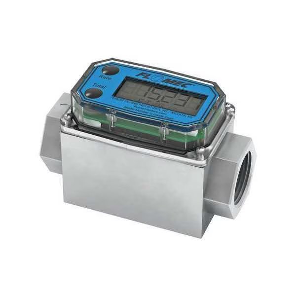Electronic Flowmeter, 1", FNPT, 4.3" L, Flomec, Mfr#: G2A10NQ9GMA
