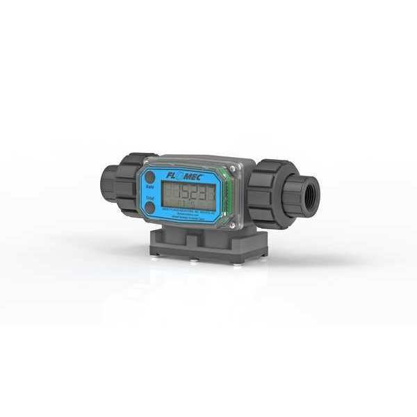 Electronic Flowmeter, 1/2", FNPT, 4.5" L, Flomec, Mfr#: G2P05NQ9GMA