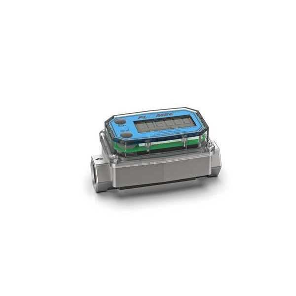 Electronic Flowmeter, 1/2", FNPT, 8.1" L, Flomec, Mfr#: G2S05NQ9GMA